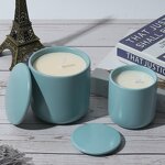 Candle Jar Manufacturer - Hot Selling Creative Macaron Ceramic with Soy Wax Candle