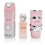 Women's Perfume Set Manufacturer - Dubai Arabian Pink White Brown 350ml Spray