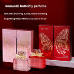 Women's Perfume Gift Box Manufacturer - Beyige Floral Pink Red Butterfly Romantic
