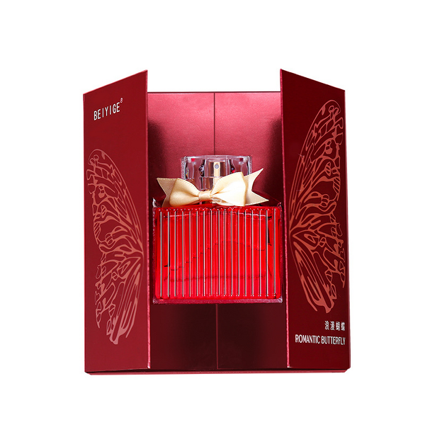 Women's Perfume Gift Box Manufacturer - Beyige Floral Pink Red Butterfly Romantic