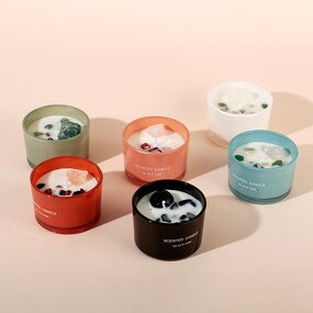 Scented Candle Manufacturer - Simple Handmade Romantic Glass Soybean for Christmas