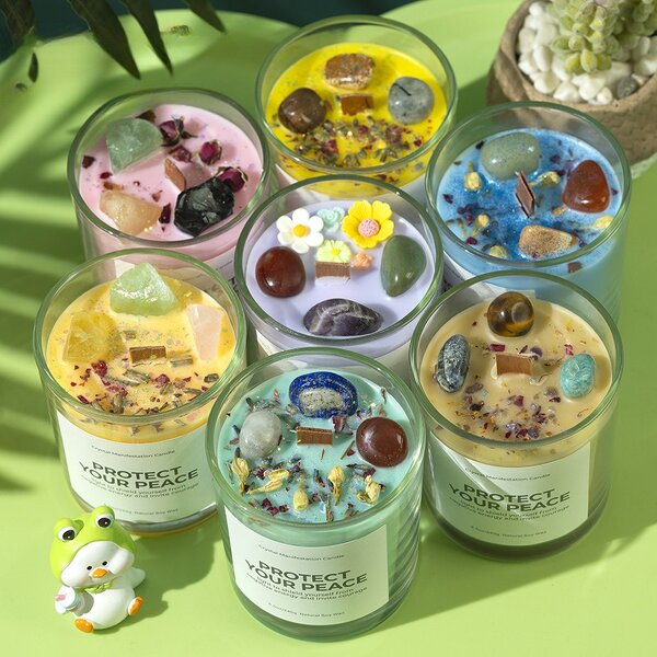 Scented Candle Manufacturer - Wholesale Crystal Aromatherapy Handmade Soy Wax
