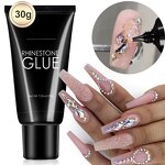 Nail Rhinestone Glue Manufacturer - Hot Sale Designer Adhesive UV Gel 0.1g 30-Day Lasting