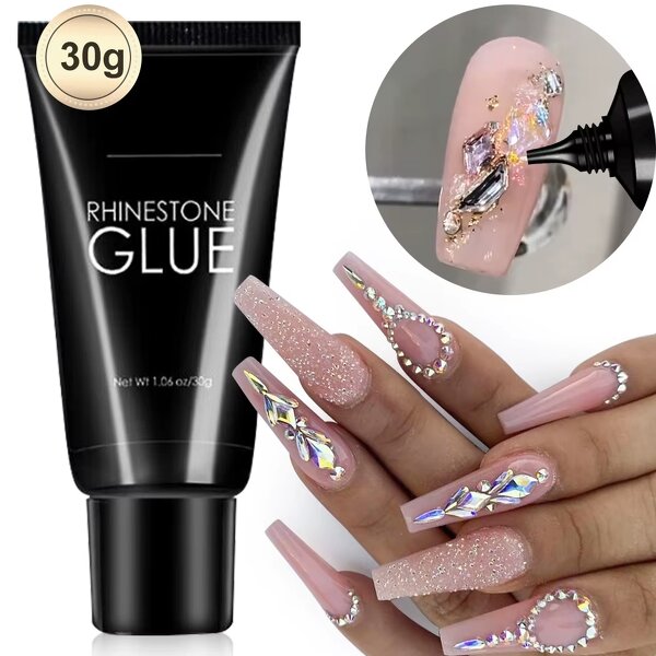 Nail Rhinestone Glue Manufacturer - Hot Sale Designer Adhesive UV Gel 0.1g 30-Day Lasting
