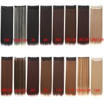 Synthetic Hair Extension Manufacturer - Hot Sale Straight Heat Resistant Invisible Root