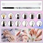 Nail Art Pen Set Manufacturer - Wholesale Dyeing Pen Set Acrylic Handle Nylon 12pcs