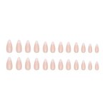 False Nail Tips Manufacturer - Hot Sale Simple Pearlescent Aurora French Round