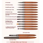 Nail Brush Set Manufacturer - Wholesale Sandalwood Handle Nylon Professional Manicure