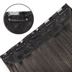 Synthetic Hair Extension Manufacturer - Hot Sale Straight Heat Resistant Invisible Root