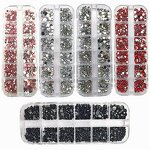 Nail Rhinestone Set Manufacturer - Hot Sale 12 Grids Factory Price Crystal Flat Back