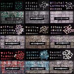 Nail Art Rhinestones Manufacturer - B2B Clearance Mixed Shape 3D AB Flat Glass 21 Grids