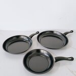 Frying Pan Set Manufacturer - 3 Piece Nonstick Omelette 8 9.5 11 Inch with Handles
