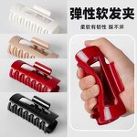 Hair Clip Manufacturer - Hot Selling Silicone Shark Fin Soft Non-Slip Anti-Collision