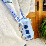 Water Bottle Manufacturer - 500ml Leakproof Cute Cartoon Car with Removable Straw for Kids