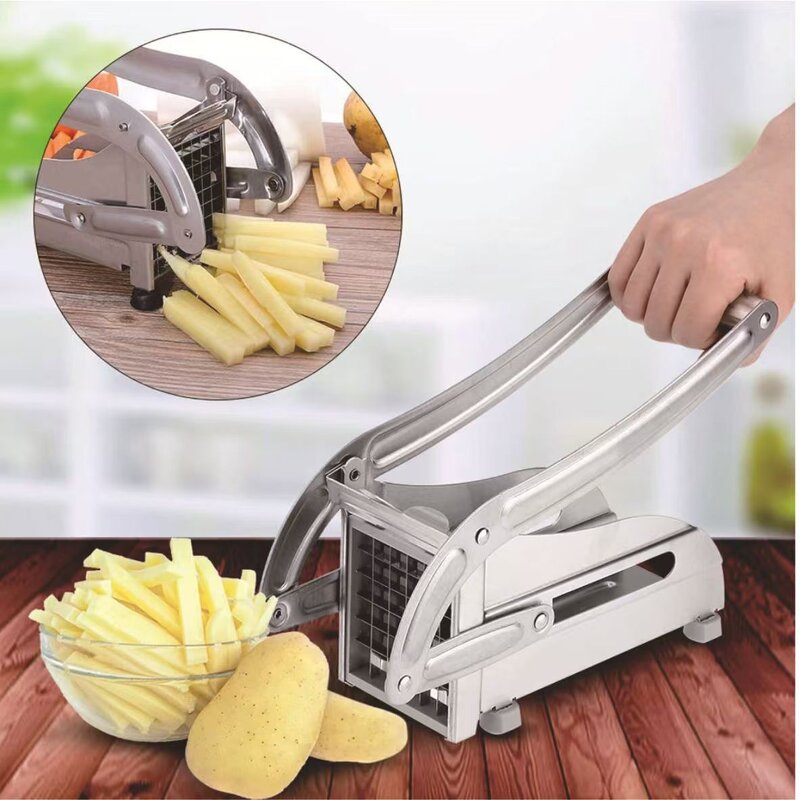 Potato Cutter Manufacturer - Stainless Steel Manual Press for Fruit & Vegetables