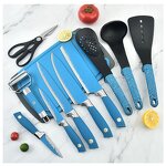 Knife Set Manufacturer - 12pcs with Block & Cutting Board Premium Forged for Kitchen