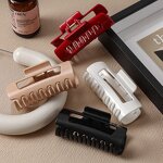 Hair Clip Manufacturer - Hot Selling Silicone Shark Fin Soft Non-Slip Anti-Collision