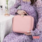 Cosmetic Bag Manufacturer - with Mirror LED Light Large-capacity Portable Storage