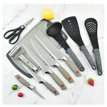 Knife Set Manufacturer - 12pcs with Block & Cutting Board Premium Forged for Kitchen