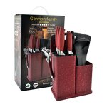 Knife Set Manufacturer - 12pcs with Block & Cutting Board Premium Forged for Kitchen