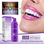 Teeth Whitening Mousse Manufacturer - OEM Natural V34 Brighter Smile Removal Yellow Stains