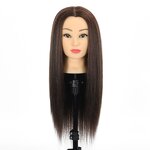 Manikin Head Manufacturer - Cosmetology Makeup with 80% Real Hair for Braiding Training