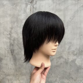 Wig Head Manufacturer - Professional Male with Human Hair for Cutting & Styling