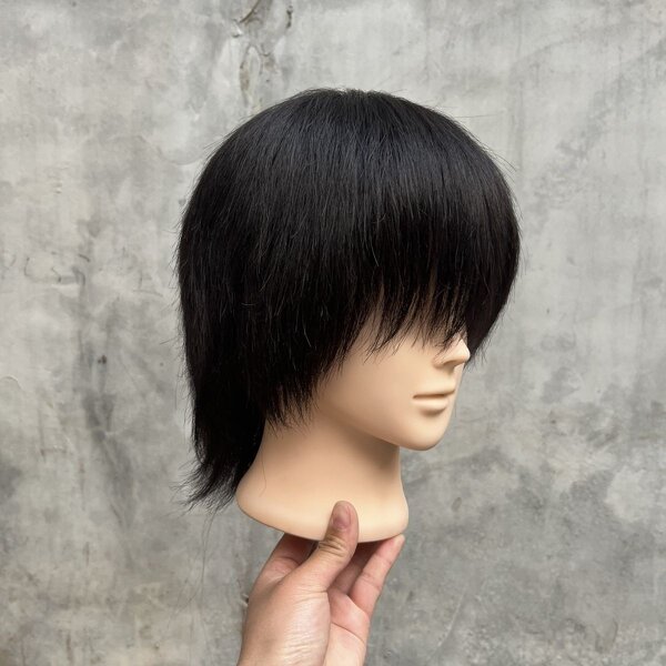 Wig Head Manufacturer - Professional Male with Human Hair for Cutting & Styling