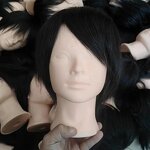 Wig Head Manufacturer - Professional Male with Human Hair for Cutting & Styling