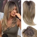 Hair Topper Manufacturer - 18 Inch Long Layered with Bangs for Thinning Hair