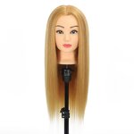 Manikin Head Manufacturer - Cosmetology Makeup with 80% Real Hair for Braiding Training