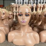 Mannequin Head Manufacturer - European American with Shoulder for Wigs & Display
