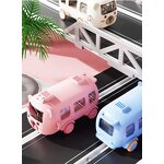 Water Bottle Manufacturer - 500ml Leakproof Cute Cartoon Car with Removable Straw for Kids