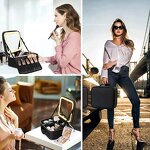 Makeup Organizer Manufacturer - Travel Portable Storage Box with LED Light up Mirror