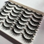 False Eyelashes Manufacturer - Wholesale 14 Pair Set 5D Fluffy Full Strip Faux Mink