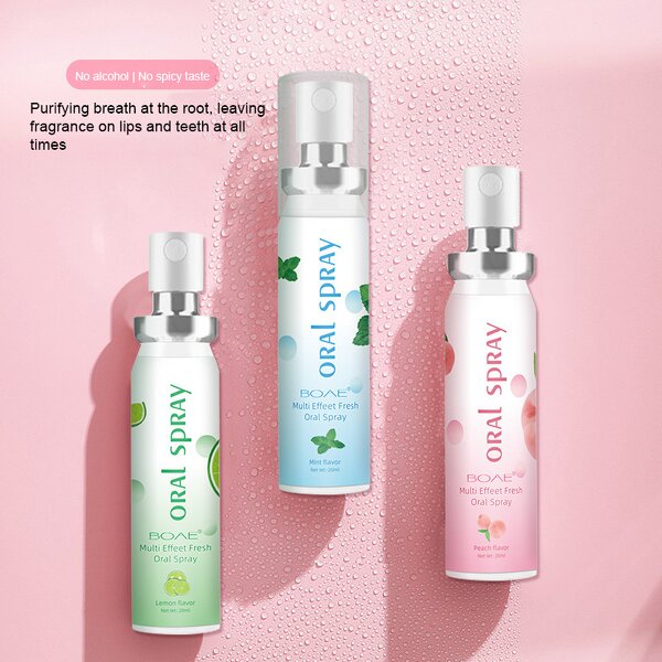 Oral Spray Manufacturer - Private Label 20ml Portable Travel Size for Fresh Breath
