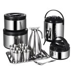 Cookware Set Manufacturer - 19pcs Stainless Steel Outdoor Camping with Insulated Food