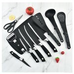 Knife Set Manufacturer - 12pcs with Block & Cutting Board Premium Forged for Kitchen
