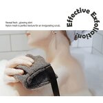 Soap Saver Pouch Manufacturer - Gray Mesh Pocket, Exfoliating Body Scrubber
