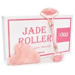 Jade Roller Set Manufacturer - Anti-Aging Rose Quartz Roller & Gua Sha