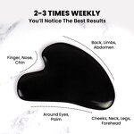 Facial Massage Tools Manufacturer - Wholesale Black Obsidian Roller & Gua Sha