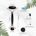 Facial Massage Tools Manufacturer - Wholesale Black Obsidian Roller & Gua Sha