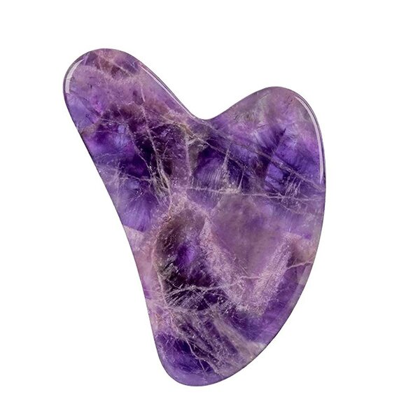 Gua Sha Board Manufacturer - Custom Packaging Natural Purple Jade Amethyst