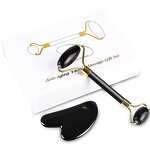Facial Massage Tools Manufacturer - Wholesale Black Obsidian Roller & Gua Sha