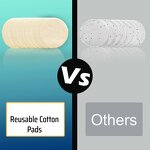 Makeup Rounds Manufacturer - 100% Washable Eco-friendly Natural Bamboo (15 Pack)