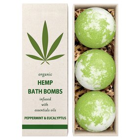 Bath Bomb Set Manufacturer - OEM 3 Pieces Bubble Fizzy Organic Hemp