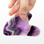 Facial Roller Manufacturer - 100% Real Natural Amethyst with Gua Sha Tool