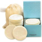 Makeup Rounds Manufacturer - 100% Washable Eco-friendly Natural Bamboo (15 Pack)