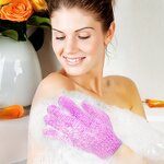 Exfoliating Gloves Manufacturer - Woven Nylon for Body Spa Massage