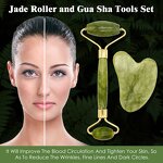 Jade Roller Manufacturer - Hot Selling Xiuyan Green with Custom Logo